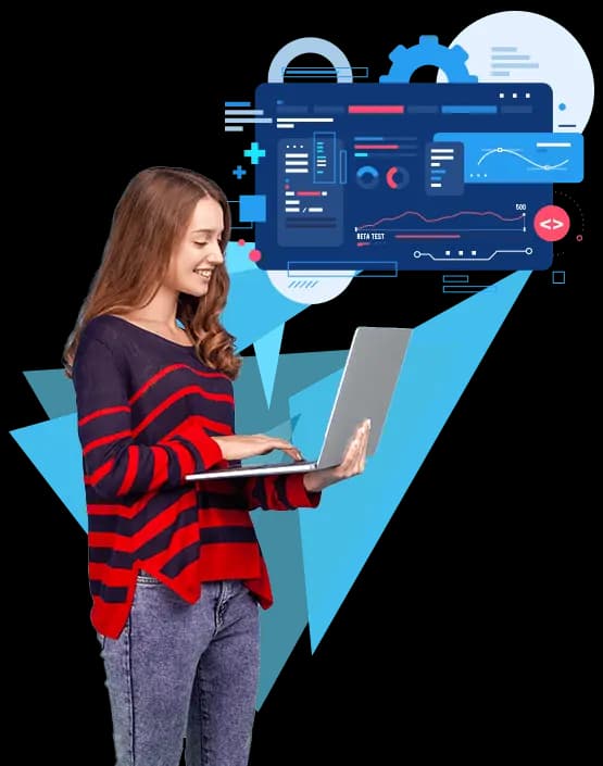 Before and after retouching