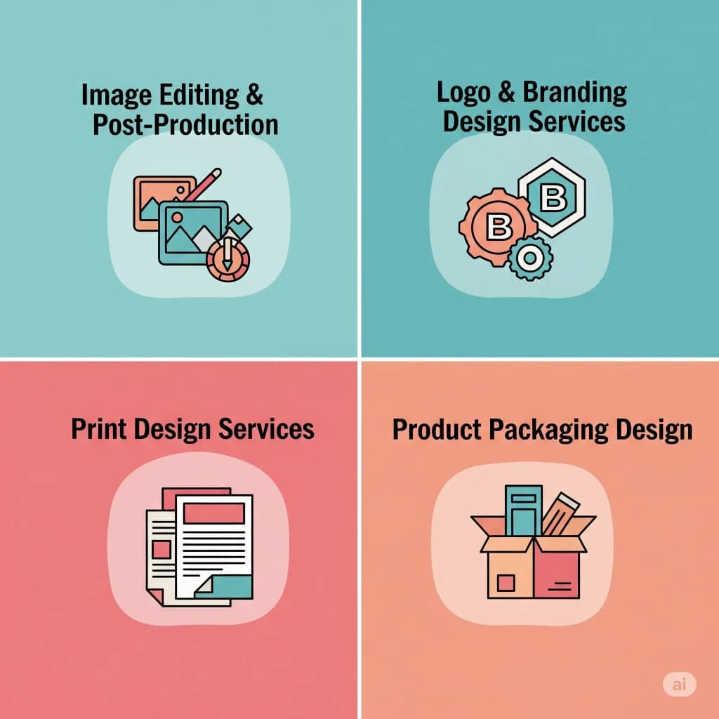 Before and after retouching