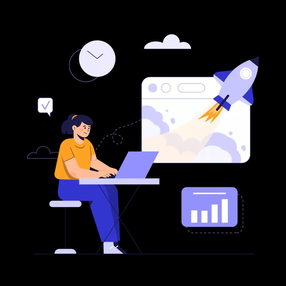 Before and after retouching