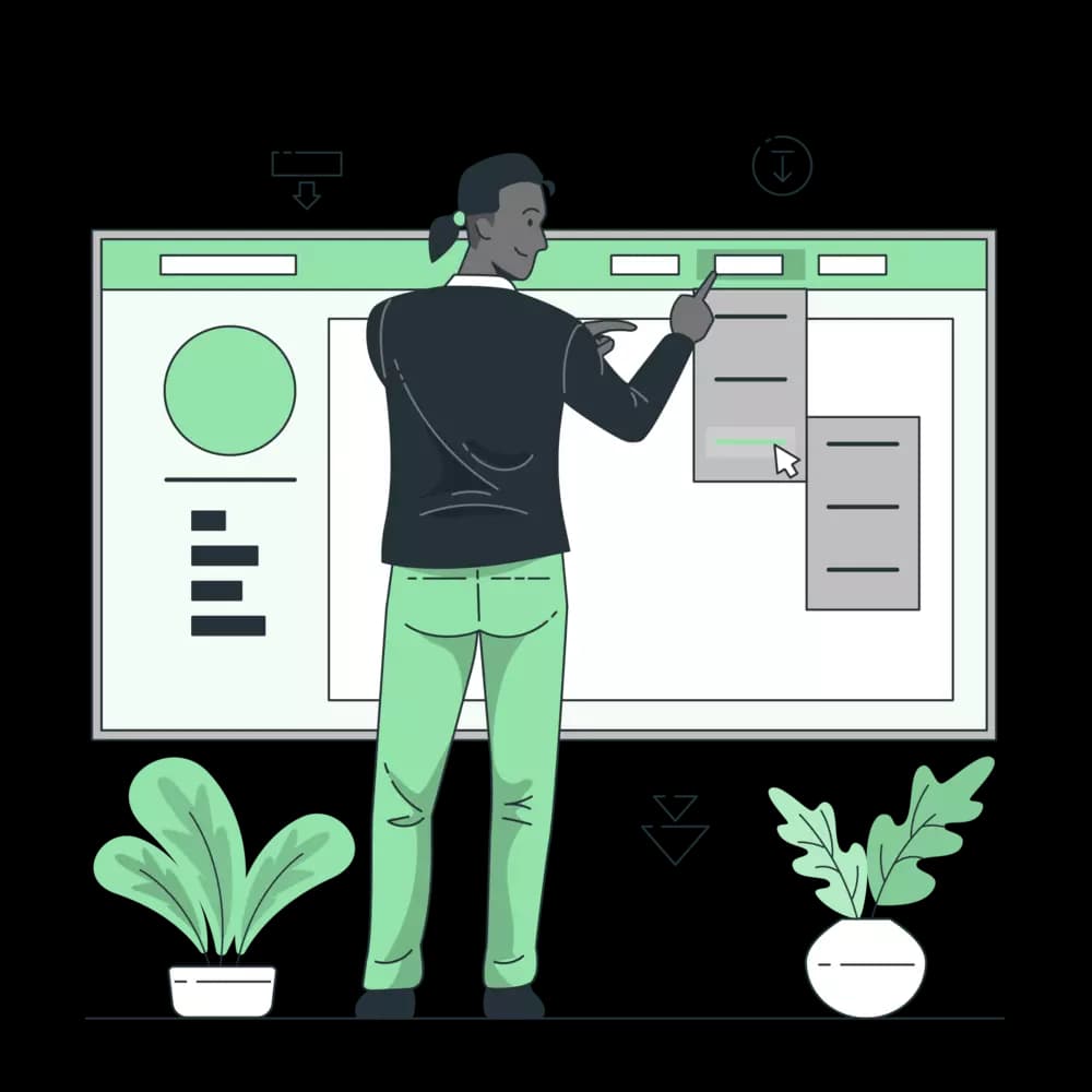 Before and after retouching