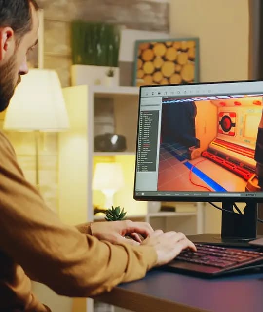Before and after retouching