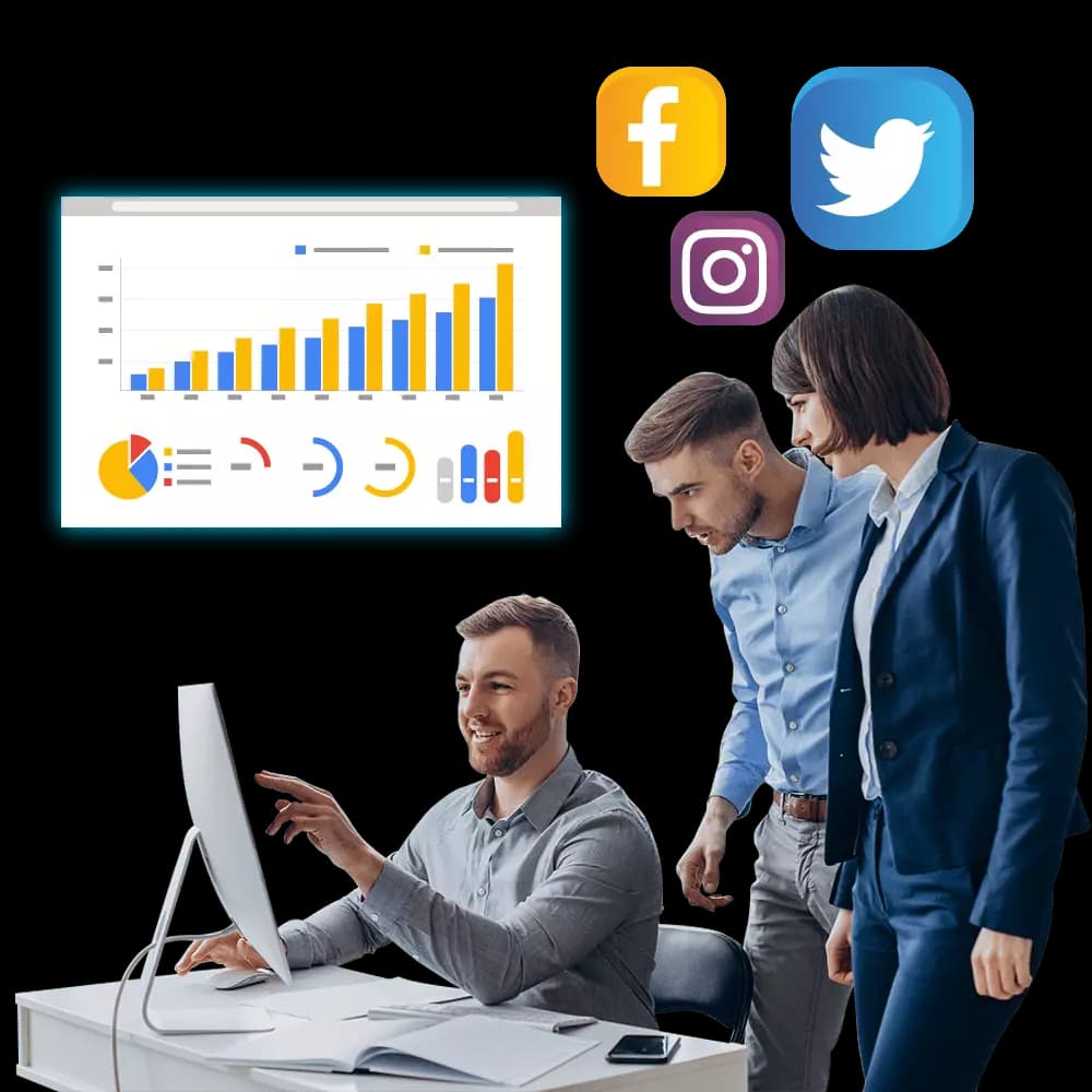 Before and after retouching