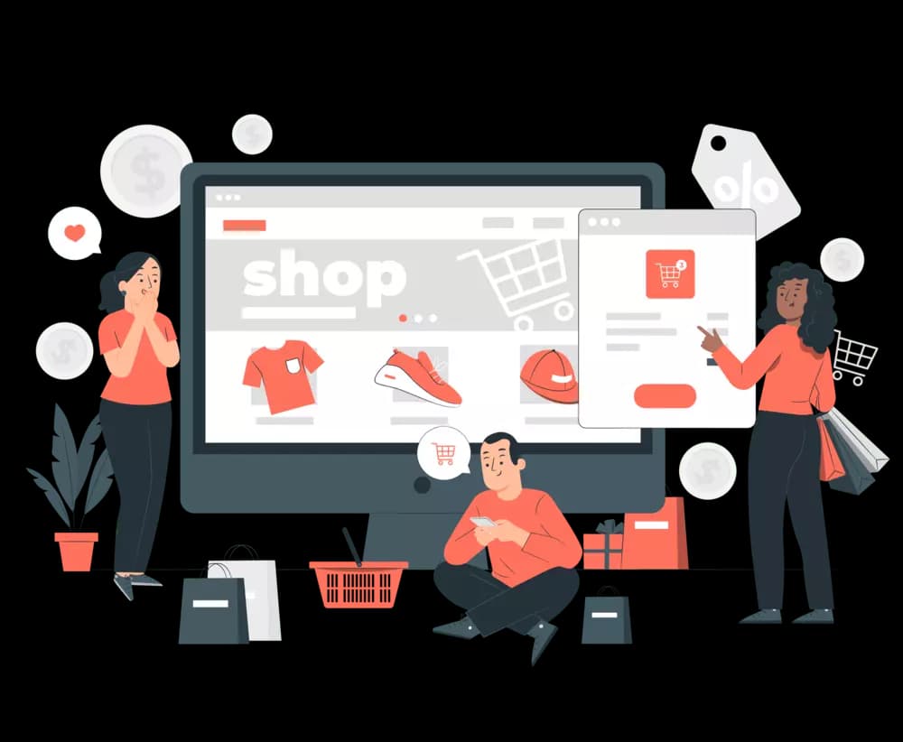 Before and after retouching