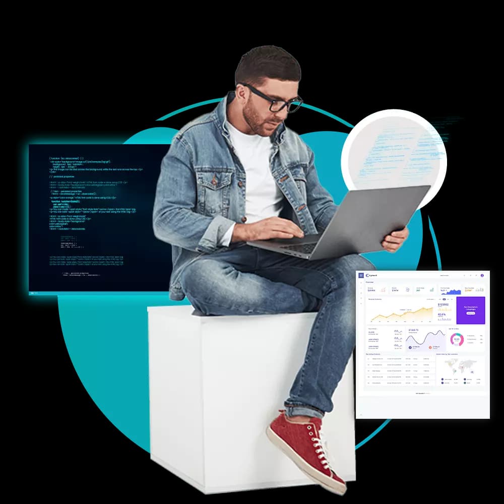 Before and after retouching