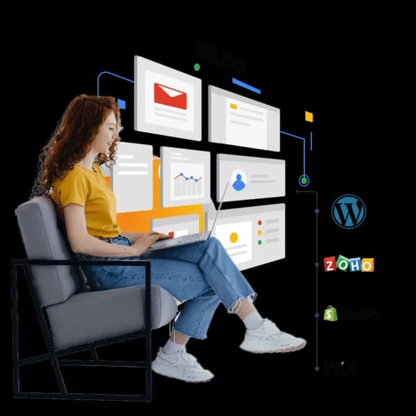 Before and after retouching