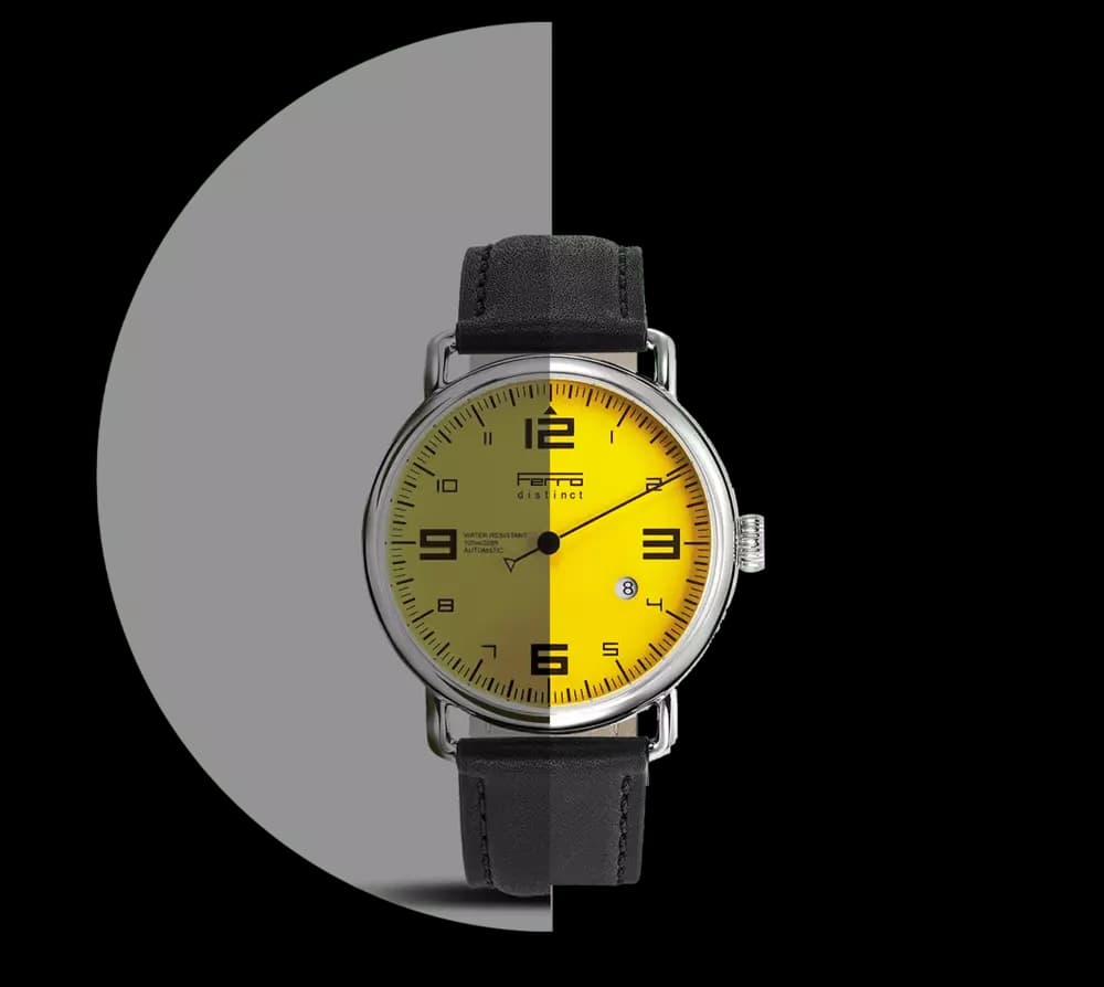 Before and after retouching