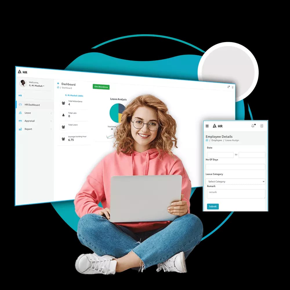 Before and after retouching