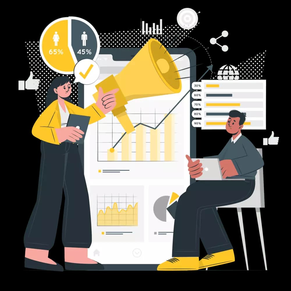 Before and after retouching