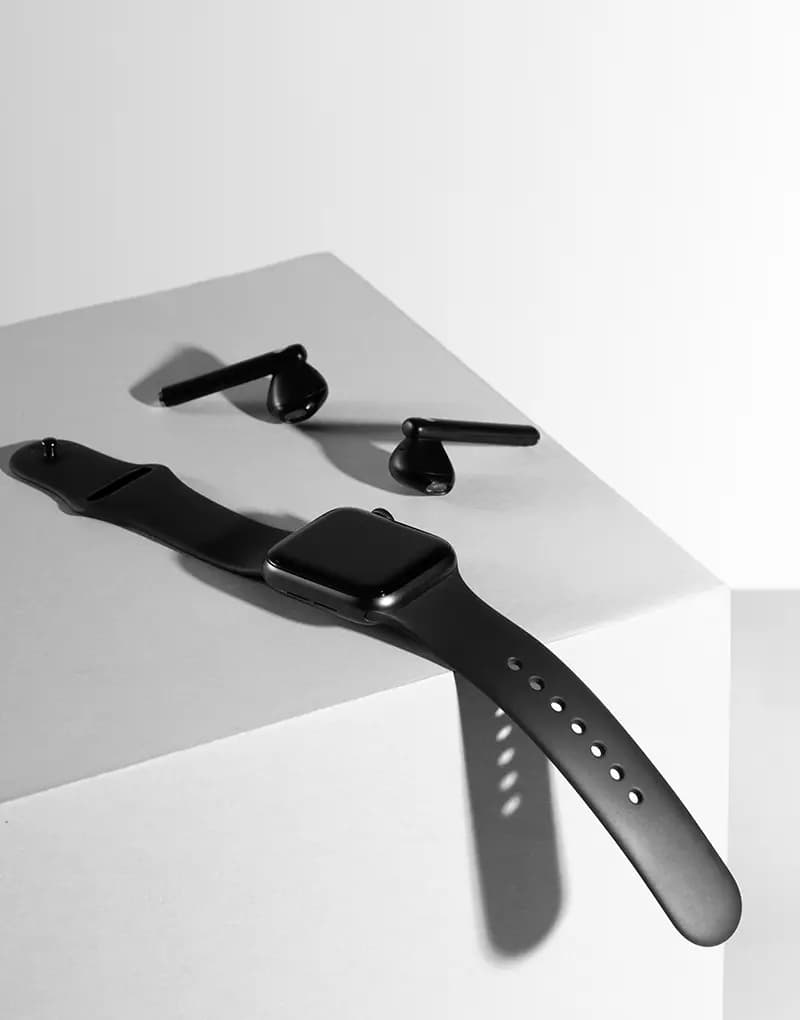 Before and after retouching