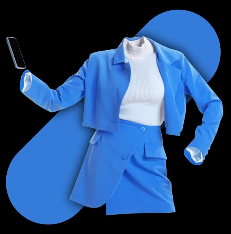 Before and after retouching